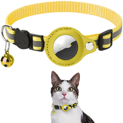 Reflective Waterproof AirTag Holder Collar for Dogs & Cats